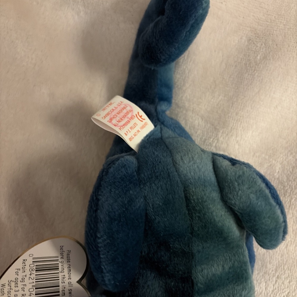 Vintage Ty Beanie Baby Rainbow Plush Stuffed Animal 1990s - Picture 6 of 8